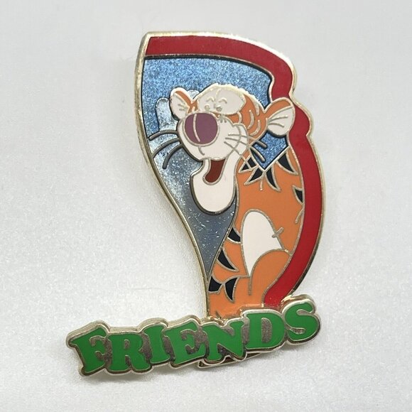 Disney Pin Winnie Pooh Tigger 2 pin set Best Friends Series gift - Picture 4 of 7